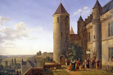 Indre & Loire N* 183 - Castello di Loches - Incontro di Carlo VII e Giovanna d